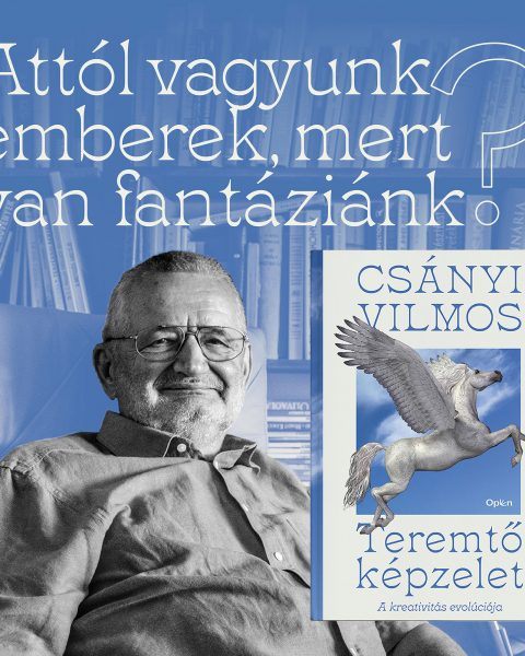Csányi Vilmos legújabb kötetének plakátja